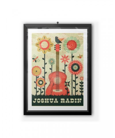 Joshua Radin Signed Flower Guitar Poster $5.51 Decor