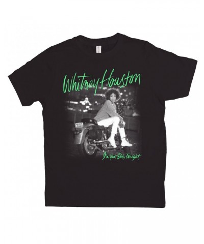 Whitney Houston Kids T-Shirt | I'm Your Baby Tonight Album Cover Green Design Kids Shirt $3.60 Kids