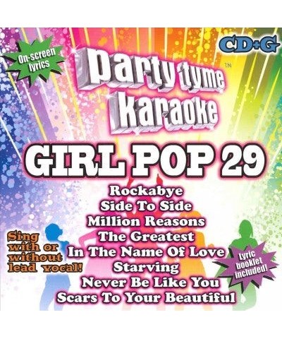 Party Tyme Karaoke Girl Pop 29 (8+8 Song CD+G) CD $23.99 CD