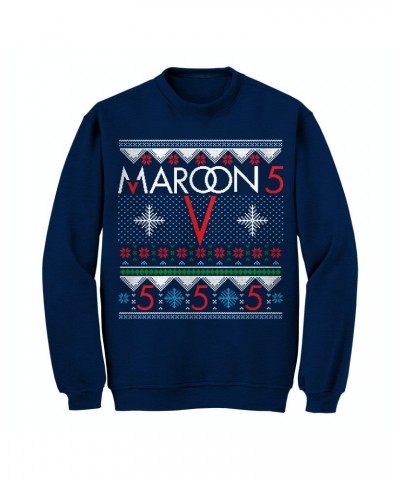 Maroon 5 Snowflake Ugly Christmas Sweater $6.62 Sweatshirts