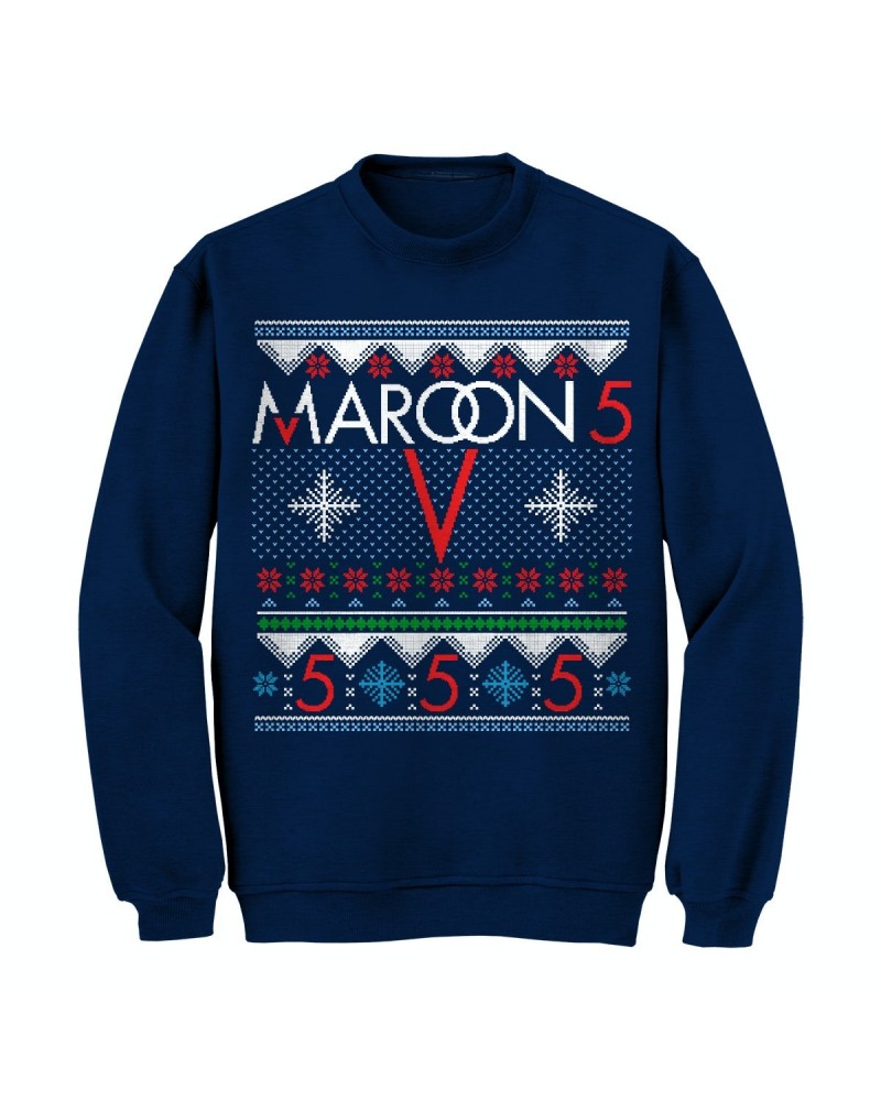 Maroon 5 Snowflake Ugly Christmas Sweater $6.62 Sweatshirts