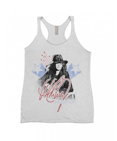 Whitney Houston Ladies' Tank Top | Shooting Stars Image Shirt $4.95 Shirts