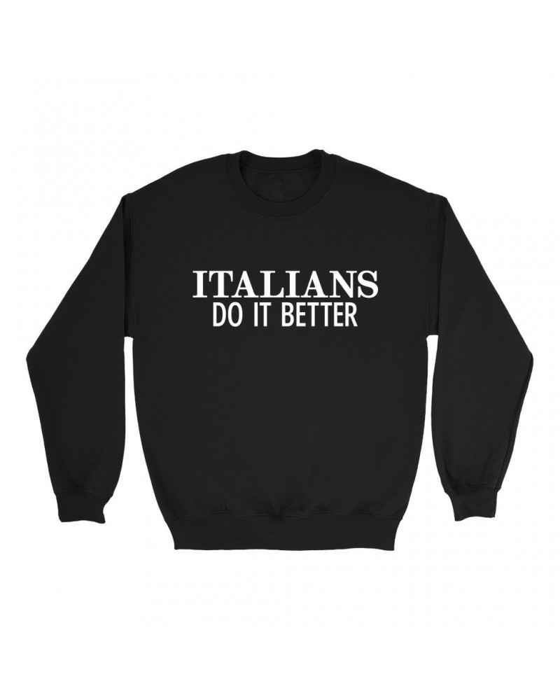 Madonna Sweatshirt | Italians Do It Better Worn By Sweatshirt $5.73 Sweatshirts