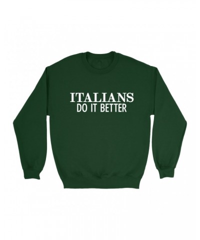 Madonna Sweatshirt | Italians Do It Better Worn By Sweatshirt $5.73 Sweatshirts