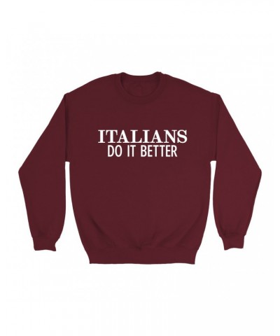 Madonna Sweatshirt | Italians Do It Better Worn By Sweatshirt $5.73 Sweatshirts