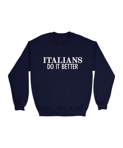 Madonna Sweatshirt | Italians Do It Better Worn By Sweatshirt $5.73 Sweatshirts