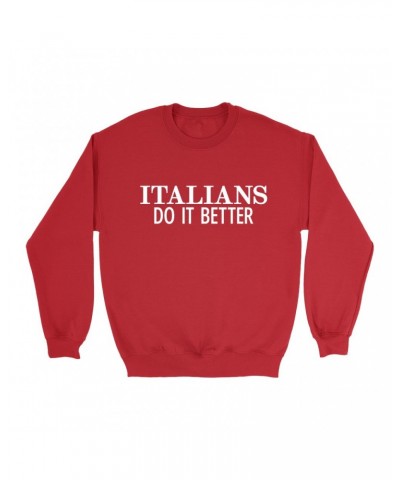 Madonna Sweatshirt | Italians Do It Better Worn By Sweatshirt $5.73 Sweatshirts