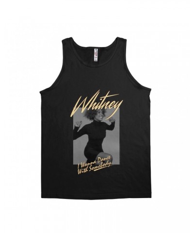 Whitney Houston Unisex Tank Top | I Wanna Dance With Somebody Ivory Design Shirt $10.64 Shirts