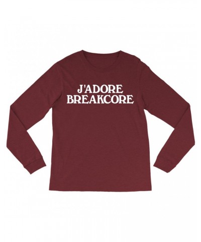 Music Life Long Sleeve Shirt | J'Adore Breakcore Shirt $2.60 Shirts