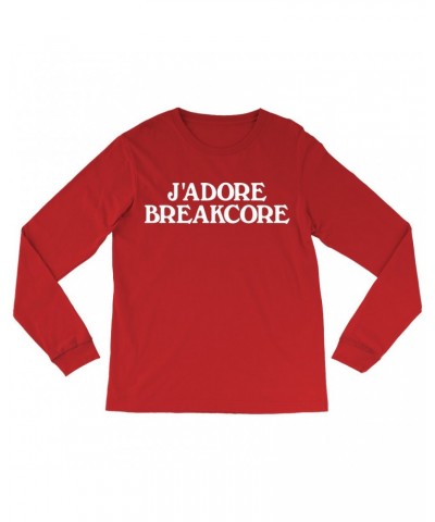 Music Life Long Sleeve Shirt | J'Adore Breakcore Shirt $2.60 Shirts