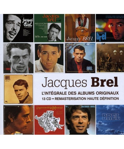 Jacques Brel L'INTEGRALE DES ALBUMS STUDIO CD $18.44 CD