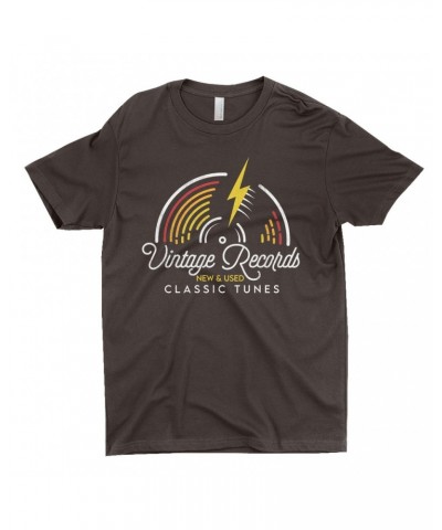 Music Life T-Shirt | Classic Vintage Records Shirt $3.96 Shirts