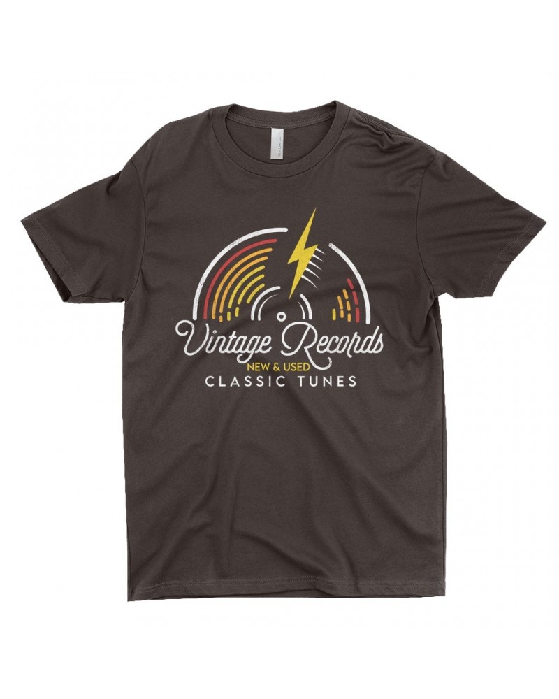 Music Life T-Shirt | Classic Vintage Records Shirt $3.96 Shirts