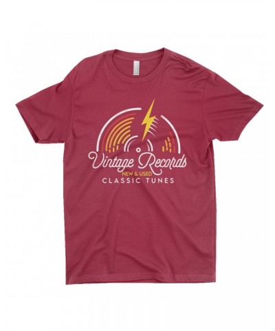 Music Life T-Shirt | Classic Vintage Records Shirt $3.96 Shirts