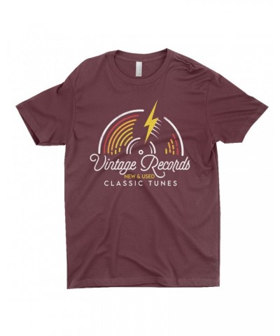 Music Life T-Shirt | Classic Vintage Records Shirt $3.96 Shirts