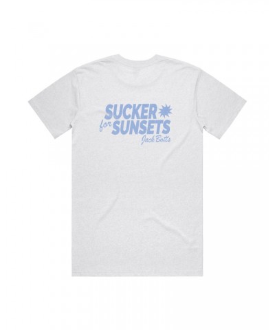 Jack Botts Sucker For Sunsets Blue Logo Tee (White Marle) $8.47 Shirts