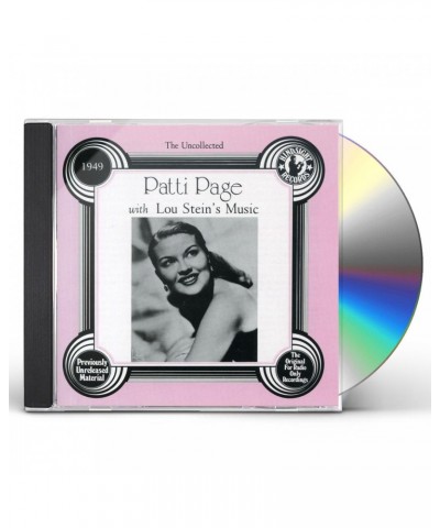 Patti Page LOU STEIN'S MUSIC CD $6.63 CD