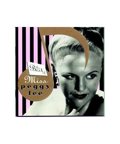 Peggy Lee BEST OF MISS PEGGY LEE CD $17.50 CD