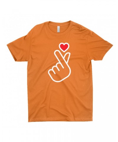 Music Life T-Shirt | Kpop Finger Heart Design Shirt $10.25 Shirts