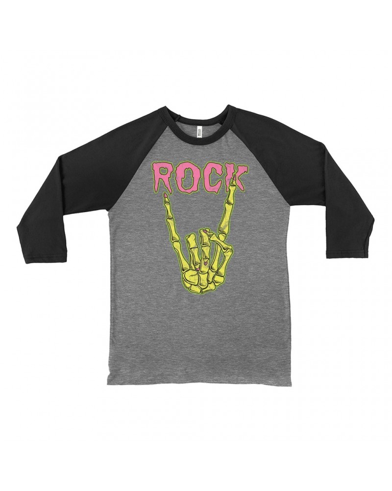 Music Life 3/4 Sleeve Baseball Tee | Rock Chick Shirt $3.54 Shirts