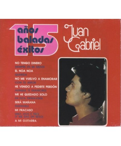 Juan Gabriel 15 ANOS BALADAS EXITOS CD $9.98 CD