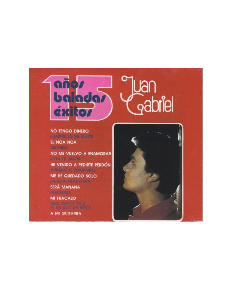 Juan Gabriel 15 ANOS BALADAS EXITOS CD $9.98 CD