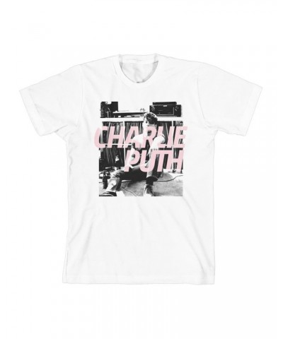 Charlie Puth Record Collection Slim Fit T-Shirt $8.57 Shirts