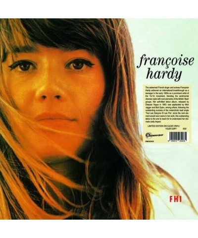 Françoise Hardy Francoise Hardy S/T Vinyl Record $5.94 Vinyl