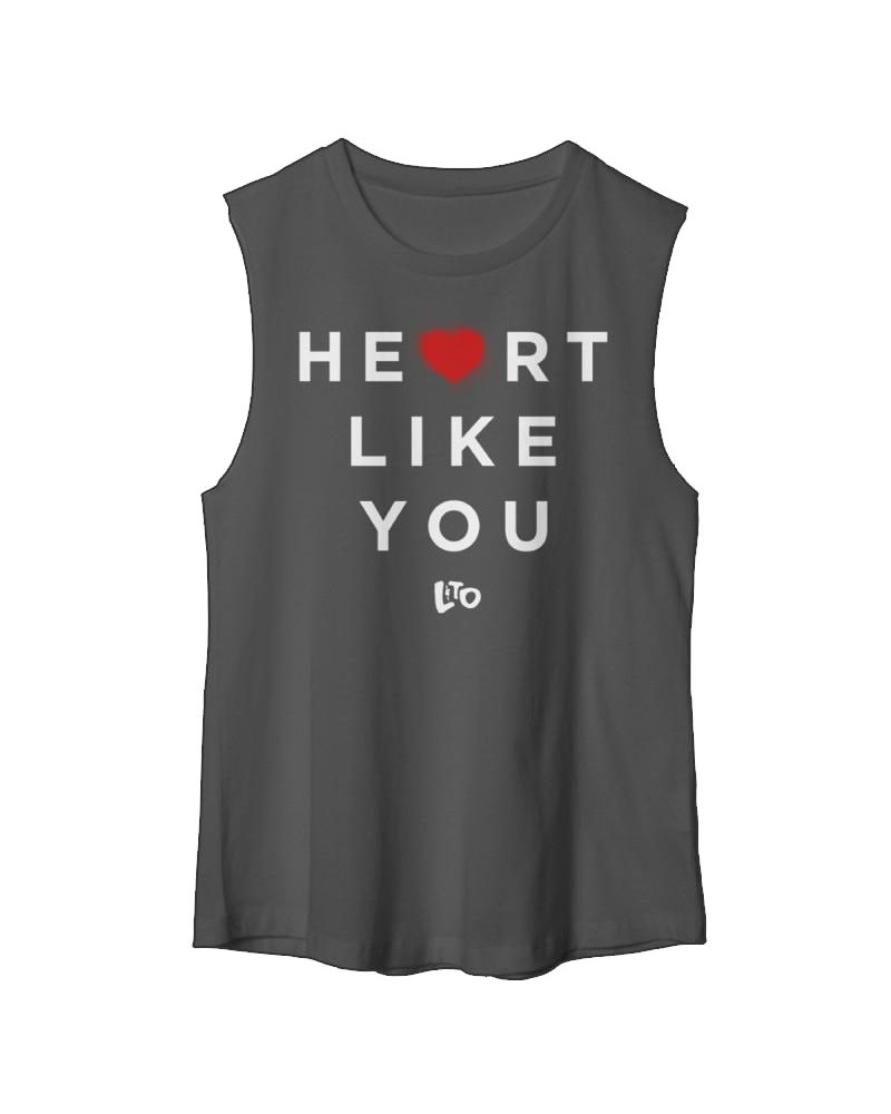 Love & The Outcome Gray Heart Like You Tank $6.29 Shirts