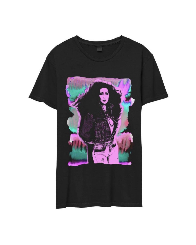 Cher Psychedelic Distressed Tee $7.60 Shirts