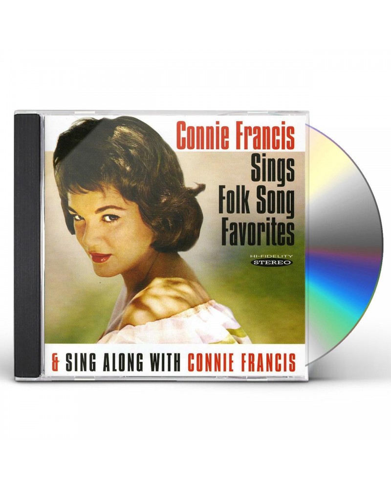 Connie Francis SINGS FOLK SONG FAVORITES / SING ALONG WITH CONNIE CD $9.22 CD