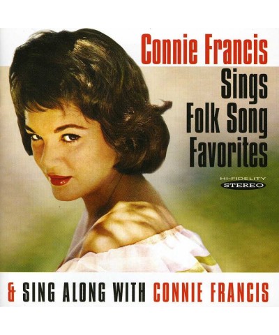 Connie Francis SINGS FOLK SONG FAVORITES / SING ALONG WITH CONNIE CD $9.22 CD