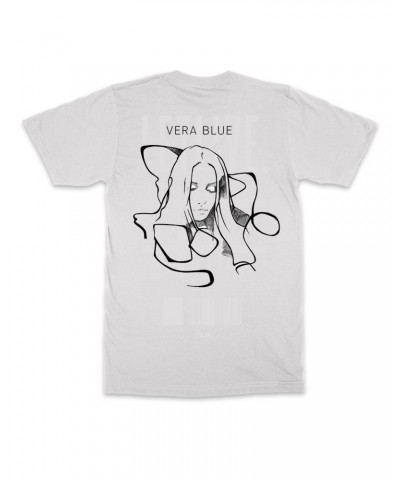 Vera Blue Abstract T-shirt (White) $4.80 Shirts