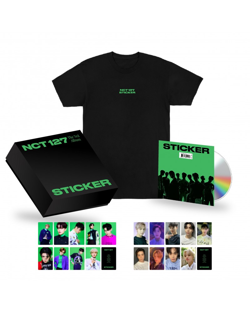 NCT 127 'STICKER' Short Sleeve T-Shirts Deluxe Box $17.00 Accessories