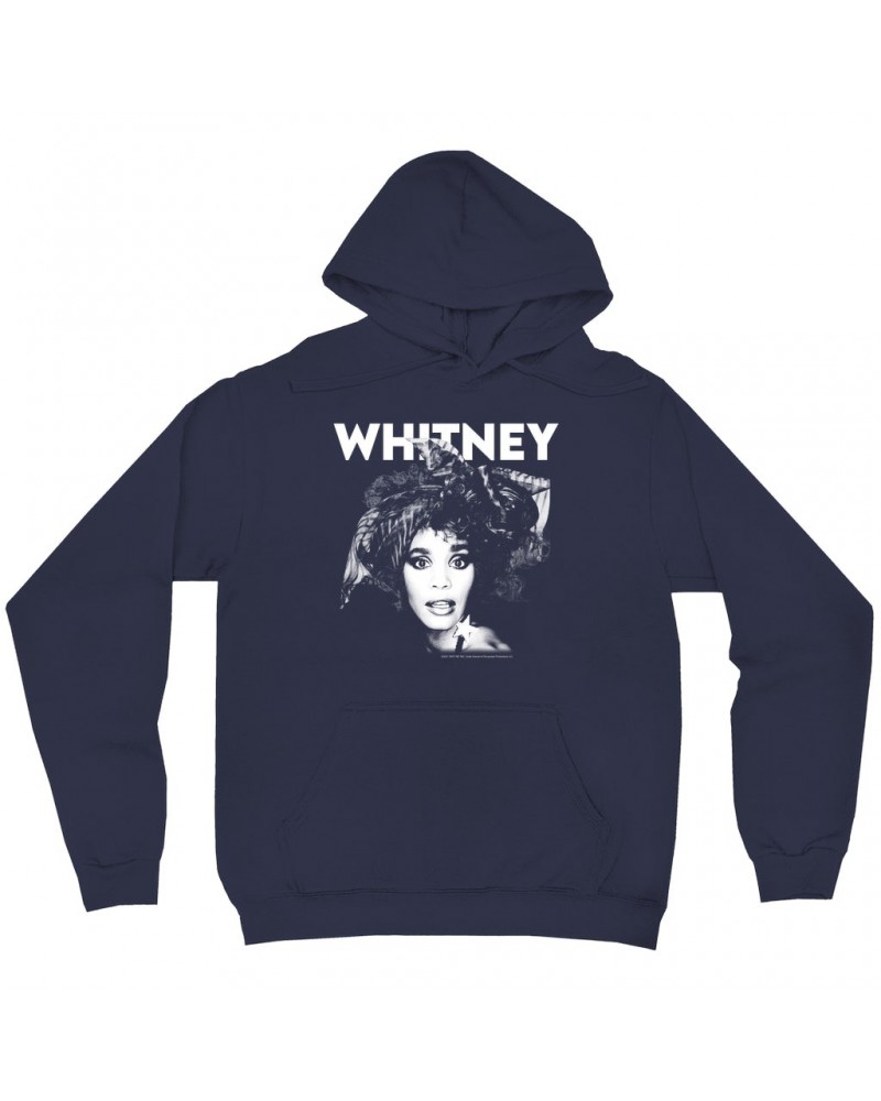 Whitney Houston Hoodie | 1987 Photo White Whitney Design Hoodie $5.78 Sweatshirts