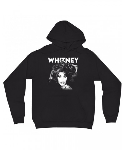 Whitney Houston Hoodie | 1987 Photo White Whitney Design Hoodie $5.78 Sweatshirts