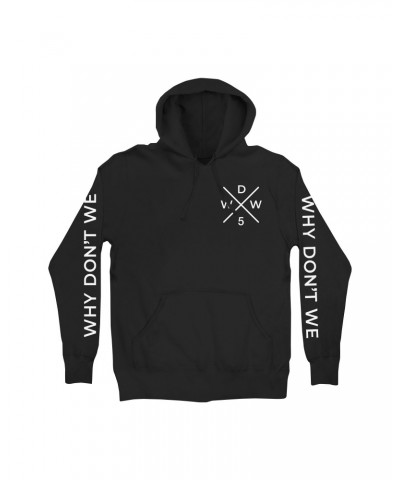 Why Don't We Hoodie | WDW5 Criss Cross Logo Hoodie $16.24 Sweatshirts