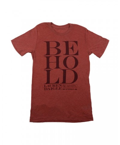 Lauren Daigle Red Behold T-shirt $8.59 Shirts