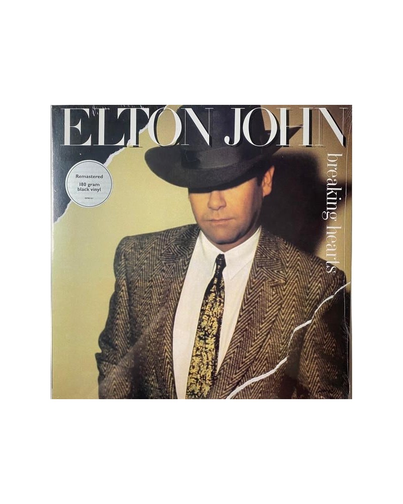 Elton John Breaking Hearts Vinyl Record $7.19 Vinyl