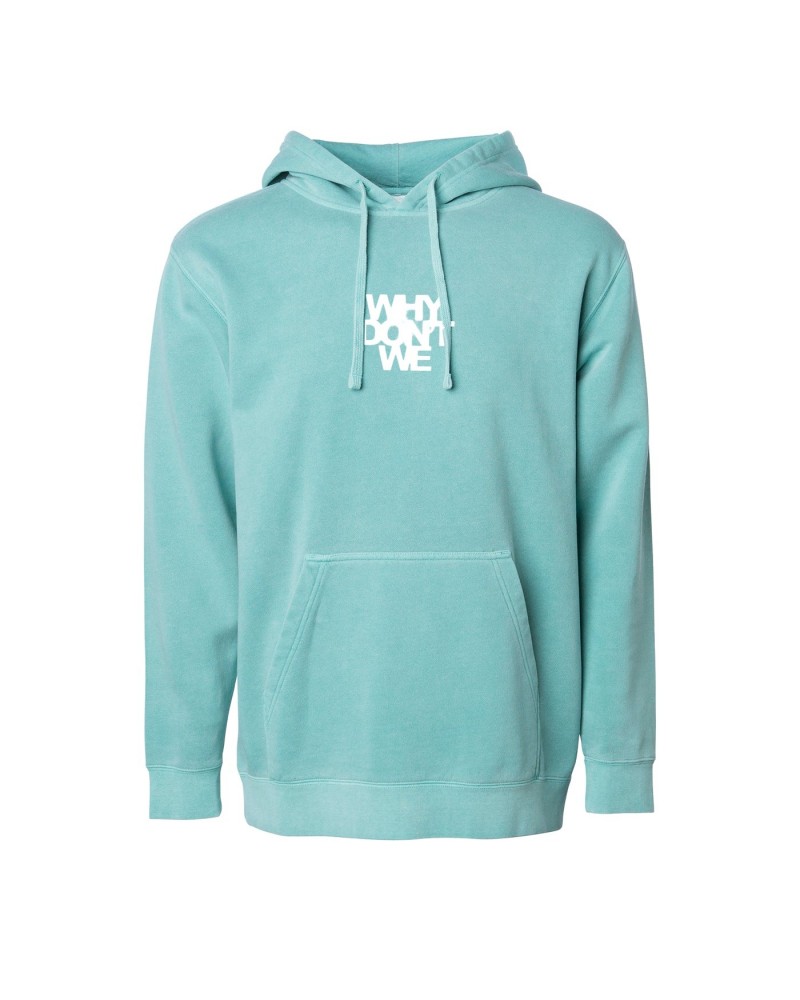 Why Don't We Logo Pastel Hoodie (Mint) $4.24 Sweatshirts