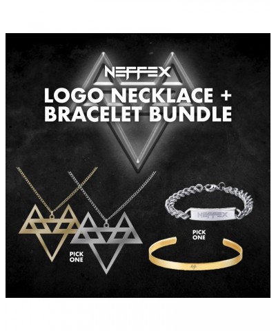 NEFFEX Logo Necklace + Bracelet Bundle $17.93 Accessories