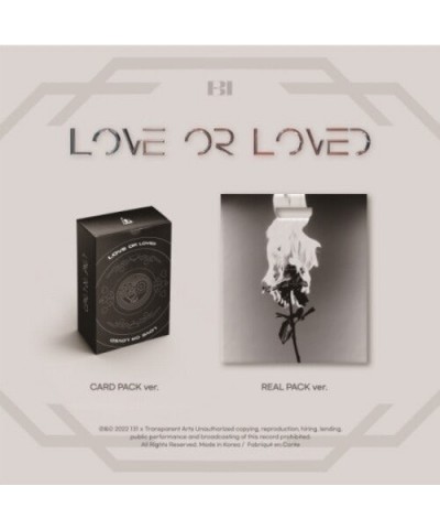 B.I LOVE OR LOVED PART.1 (RANDOM COVER) CD $16.24 CD