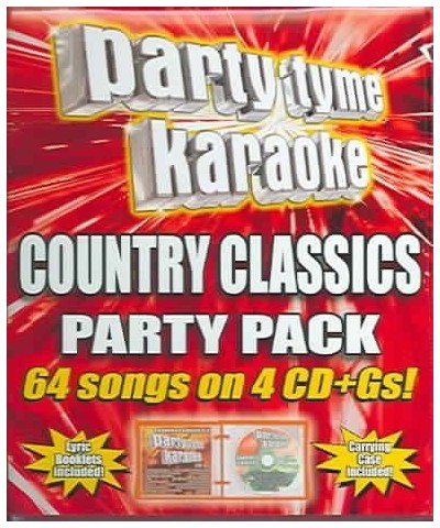 Party Tyme Karaoke Country Classics Party Pack (64-song Party Pack) (4 CD) CD $10.40 CD