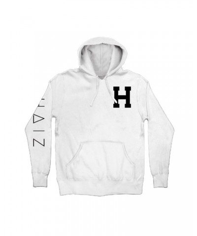 Hailee Steinfeld White Haiz Pullover Hoodie $10.34 Sweatshirts