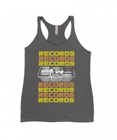 Music Life Ladies' Tank Top | Milk Crate Digger Shirt $8.49 Shirts