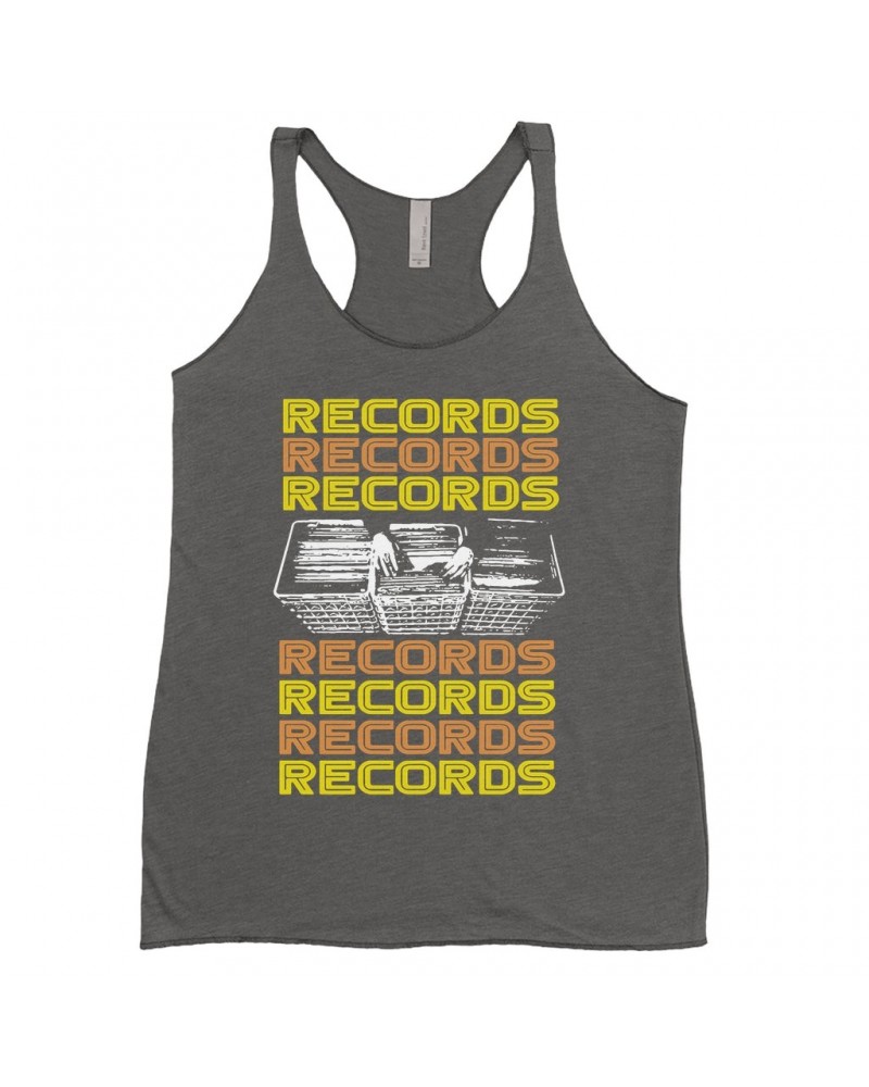 Music Life Ladies' Tank Top | Milk Crate Digger Shirt $8.49 Shirts