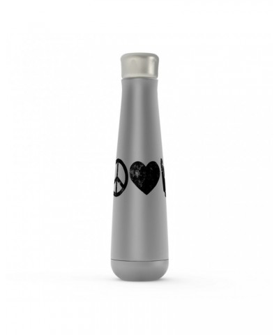 Music Life Water Bottle | Peace Love Rock n' Roll Water Bottle $8.87 Drinkware