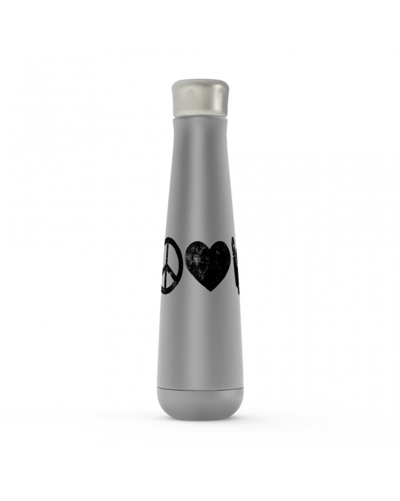 Music Life Water Bottle | Peace Love Rock n' Roll Water Bottle $8.87 Drinkware