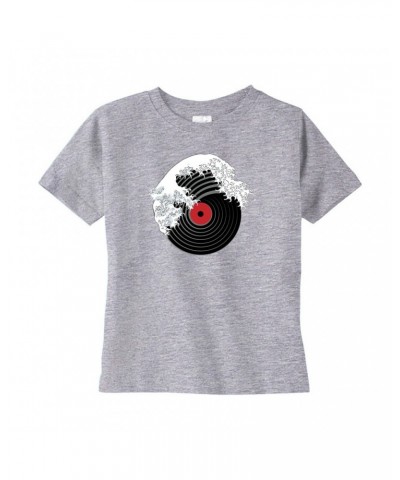 Music Life Toddler T-shirt | Vinyl Great Wave Toddler Tee $7.64 Shirts