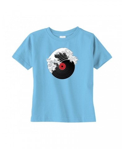 Music Life Toddler T-shirt | Vinyl Great Wave Toddler Tee $7.64 Shirts